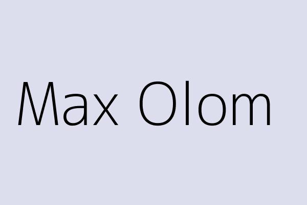 Max Olom